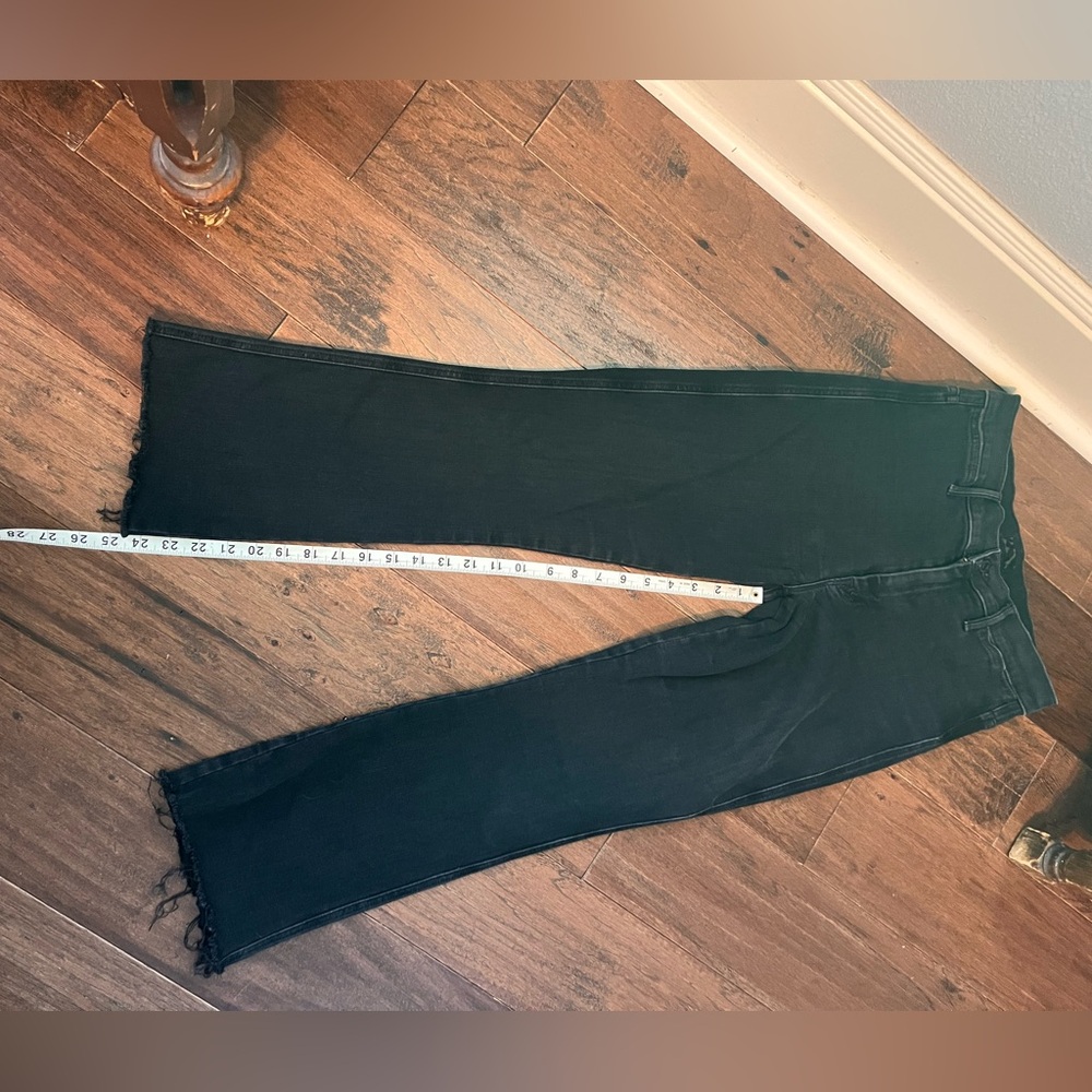 MOTHER Black Jeans. Mother Insider Coin Fray - Picture 2 of 10
